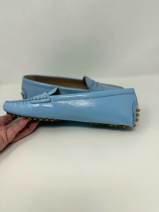 New Veronica Beard Jia Driving Loafer Sky Blue Sz 8.5 - Picture 11 of 14